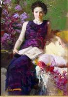 Pino Daeni - Impression oil painting.